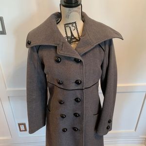 Soia & Kyo Military style grey coat.